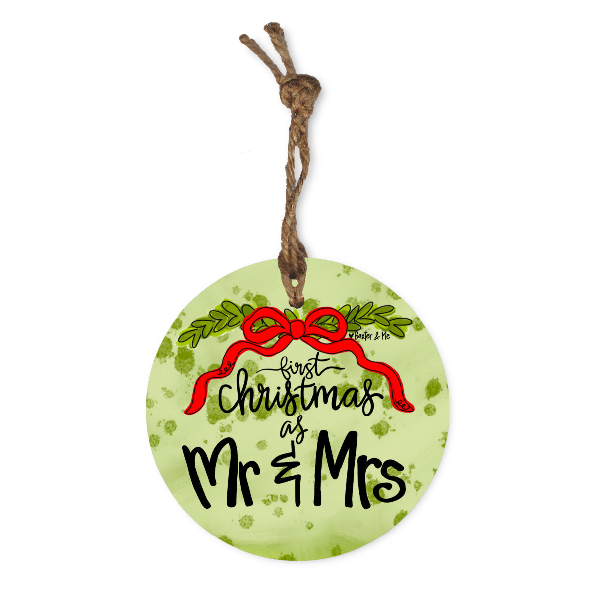 First Christmas as Mr. &  Mrs. Ornament