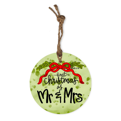 First Christmas as Mr. &  Mrs. Ornament