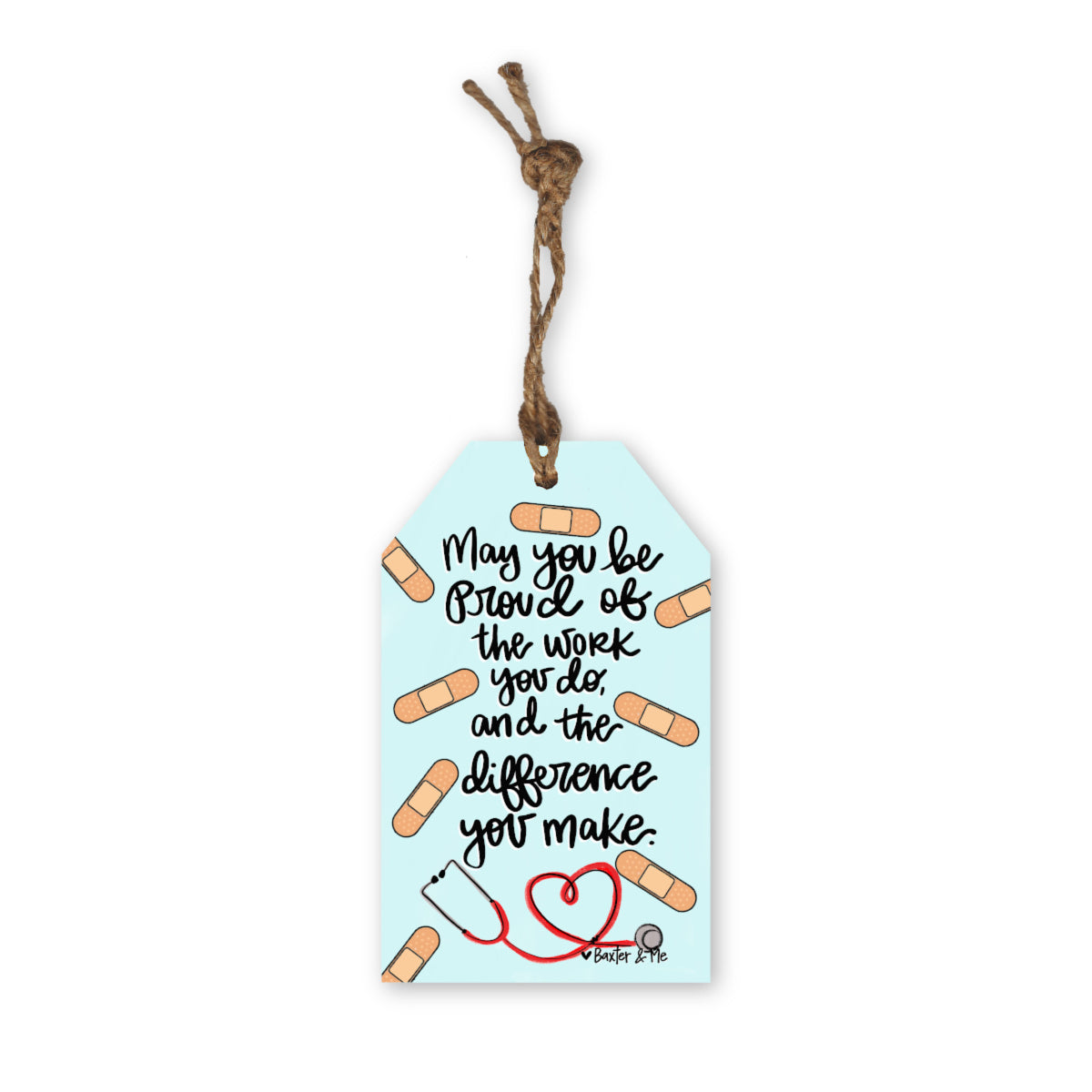 Proud Nurse Gift Tag Ornament