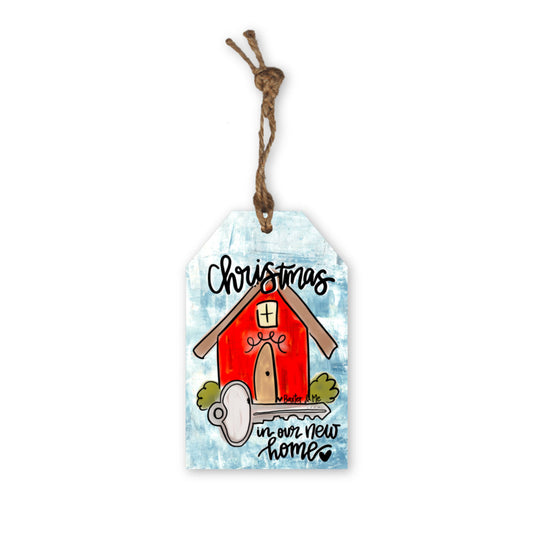 Christmas New Home Gift Tag Ornament