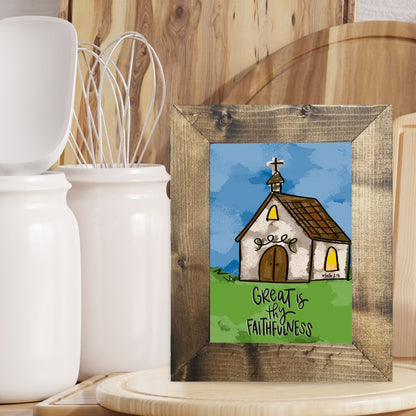 Great is Thy Faithfulness Church Framed Art