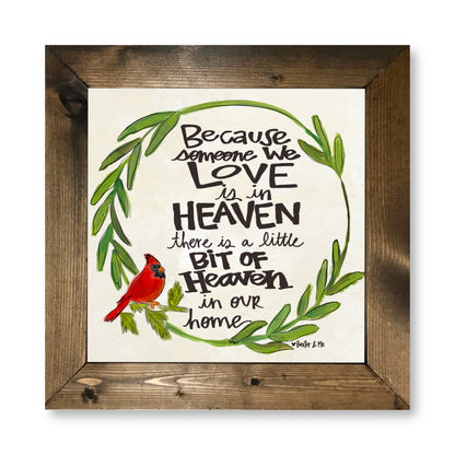 Heaven Cardinal Framed Art