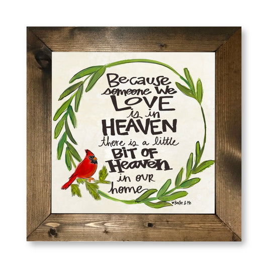 Heaven Cardinal Framed Art