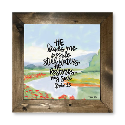 Still Waters Framed Art