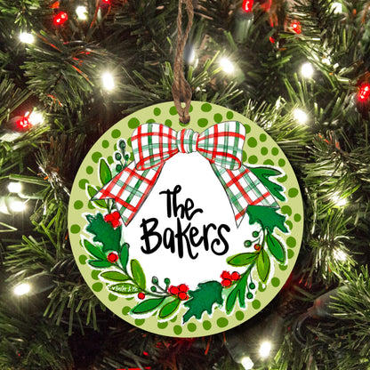 Jesus is the Reason Wreath Ornament