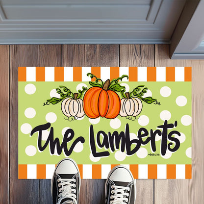 Pumpkins All Around Rug Floormat