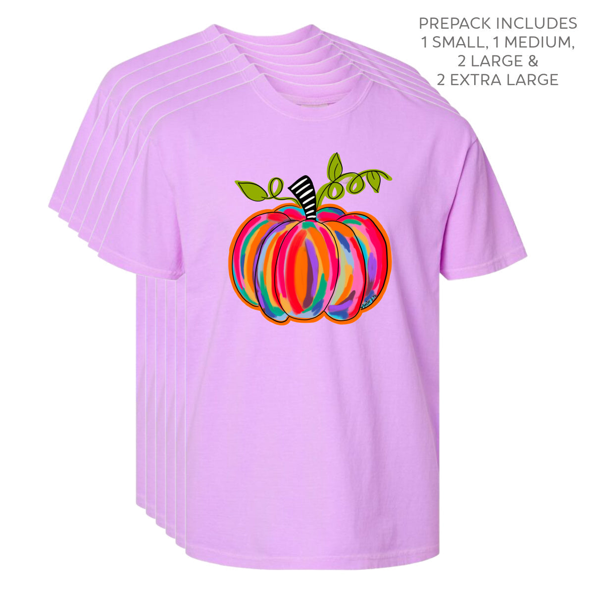 Colorful Pumpkin T-Shirt