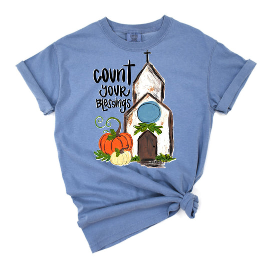 Count your Blessings Church T-Shirt