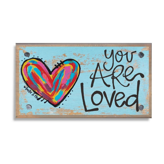 You Are Loved Happy Block