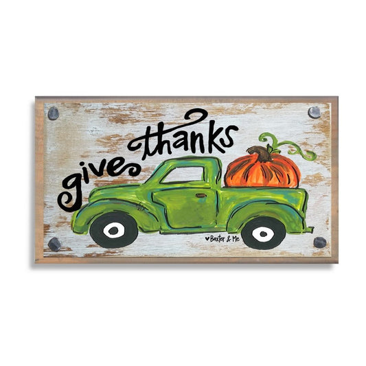 Give Thanks Happy Block