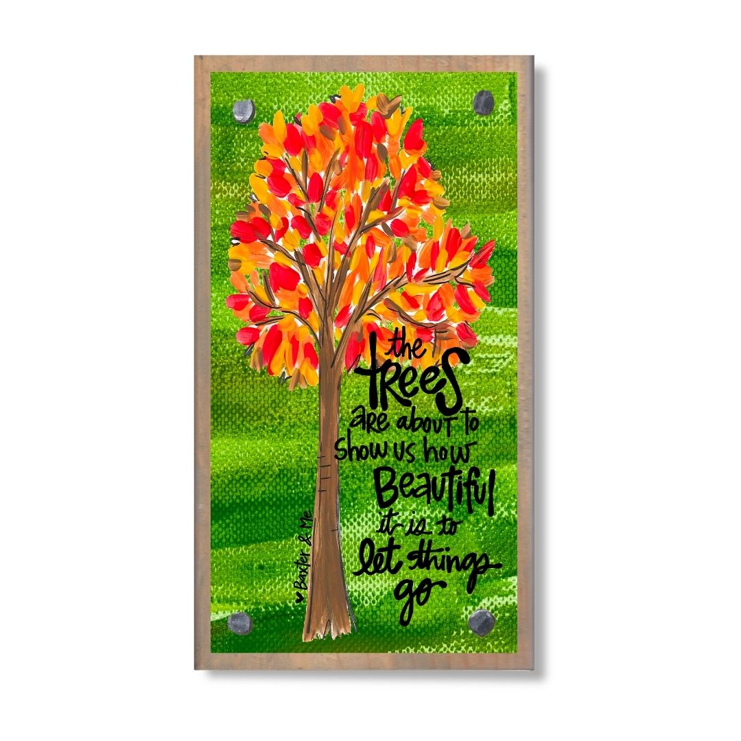 Trees Happy Block