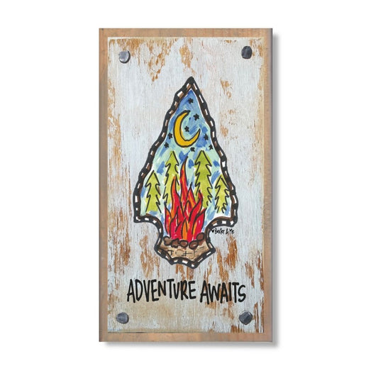 Adventure Awaits Happy Block