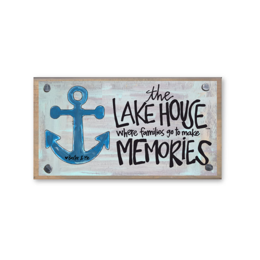 Lake House Memories Happy Block