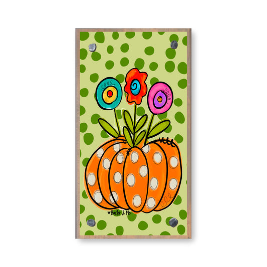 Dottie Bloom Pumpkin Happy Block