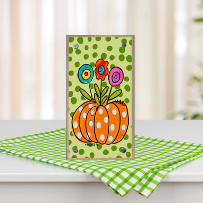 Dottie Bloom Pumpkin Happy Block