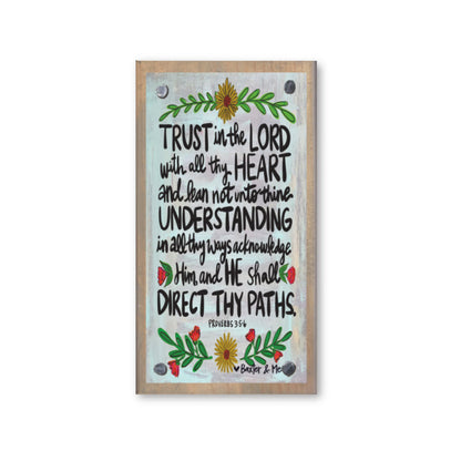 Trust in the Lord Happy Block