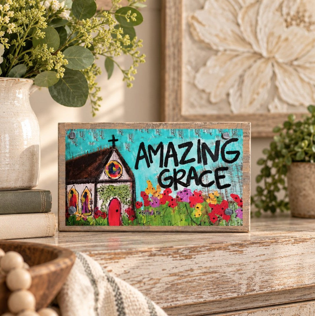 Amazing Grace Happy Block