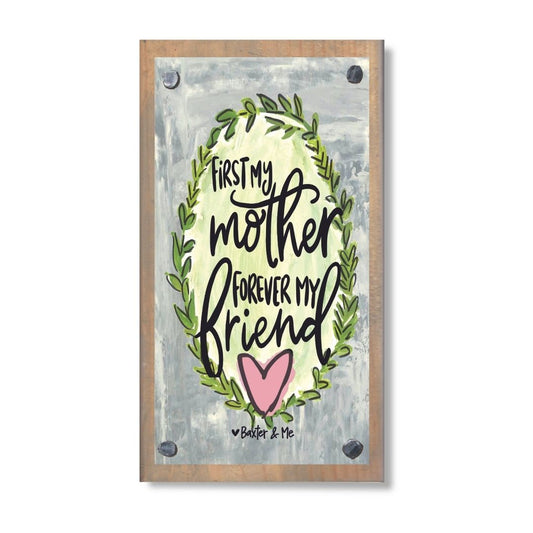 Mother Friend Happy Block
