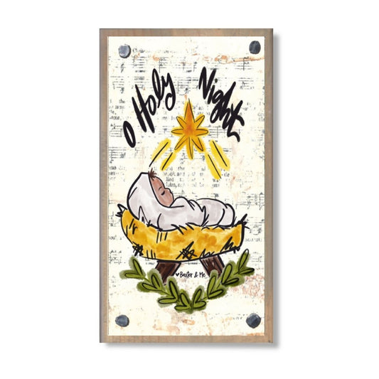 O Holy Night Baby Happy Block
