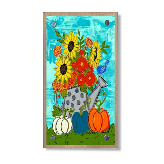 Fall Watercan Happy Block