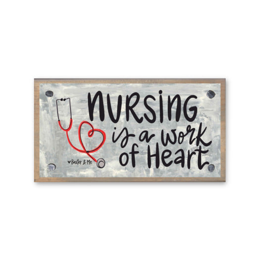 Nurse Work of Heart Happy Block