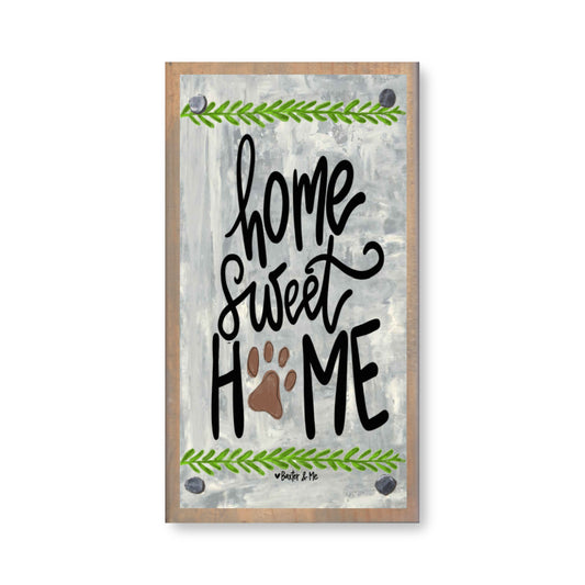 Dog Home Sweet Home Happy Block