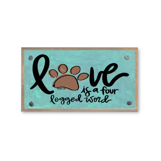 Dog Love Happy Block