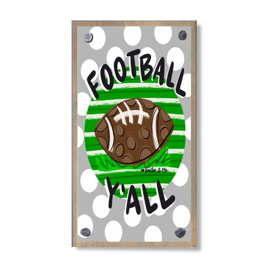 Football Y'all Happy Block