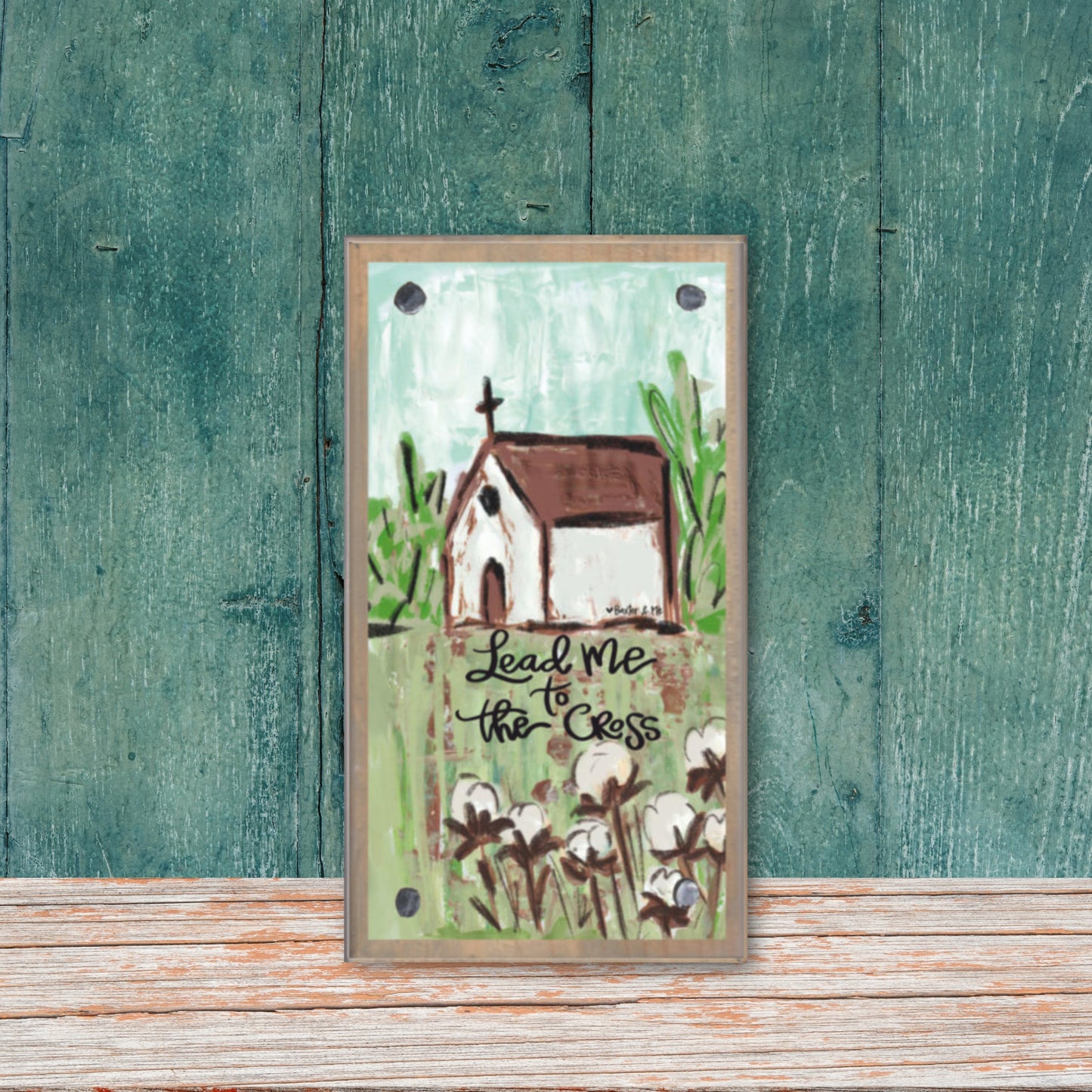 Lead Me To The Cross Happy Block