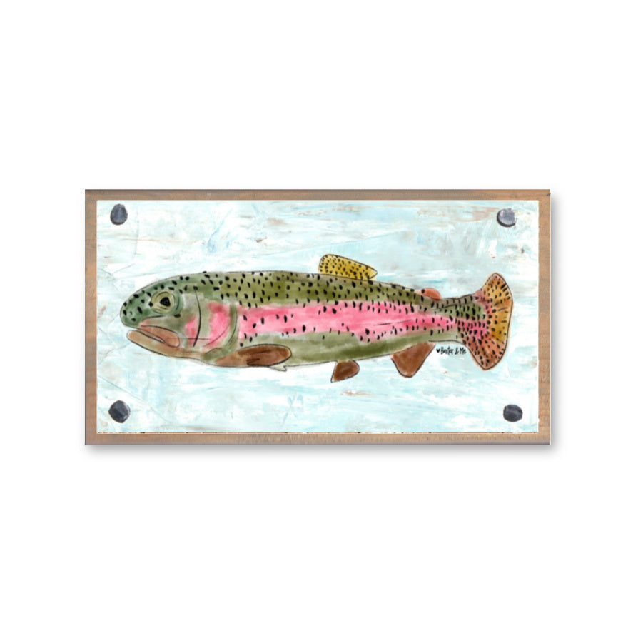 Rainbow Trout Happy Block