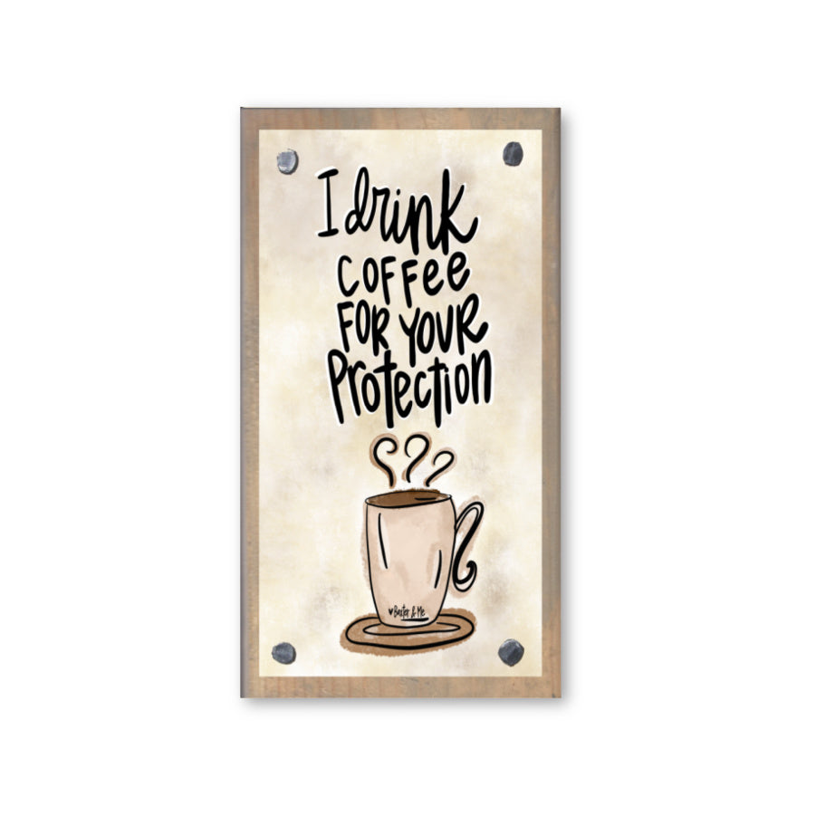 Coffee Protection Happy Block