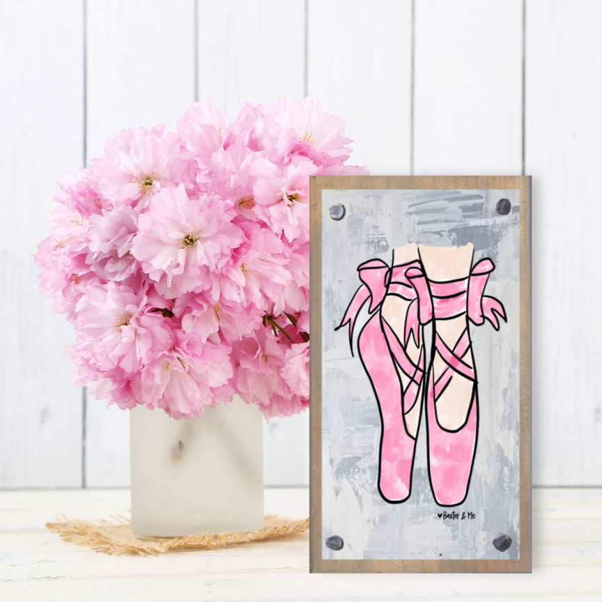 Ballet Slippers Happy Block