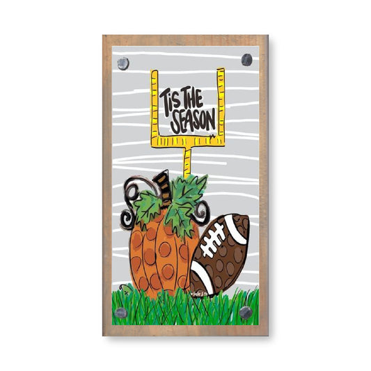 Tis the Season Football Happy Block