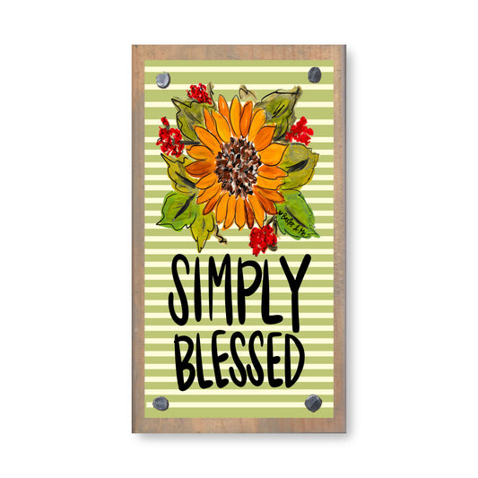 Simply Blessed Happy Block
