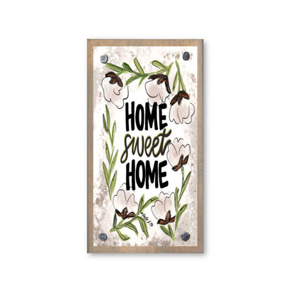 Cotton Wreath Home Sweet Home Happy Block