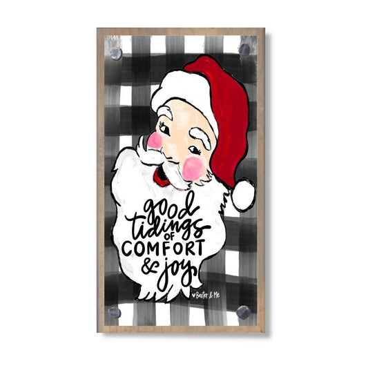 Good Tidings Santa Happy Block