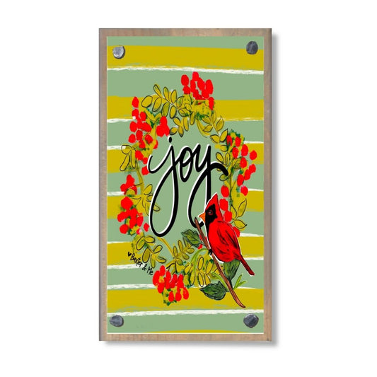 Joy Cardinal Happy Block