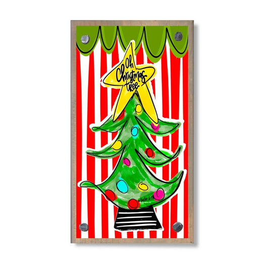 Oh Christmas Tree Happy Block