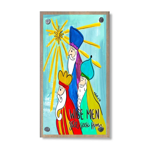 Colorful Wise Men Still Seek Him Happy Block