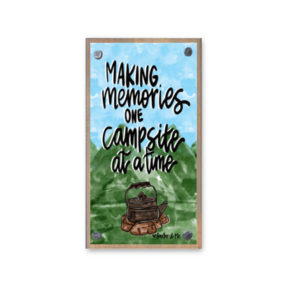 Making Memories Campsite Happy Block