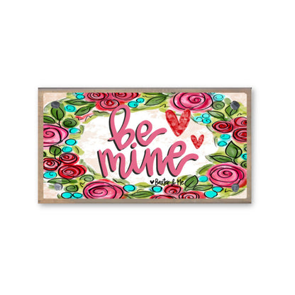 Be Mine Happy Block