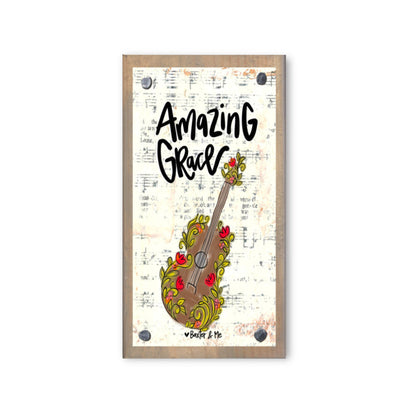 Amazing Grace Guitar Happy Block