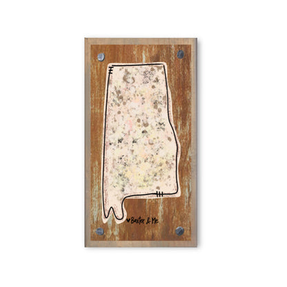 Neutral Alabama Happy Block