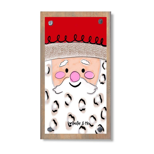 Square Face Santa Happy Block