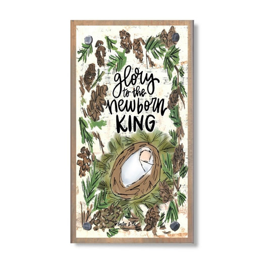 Glory to the Newborn King Happy Block