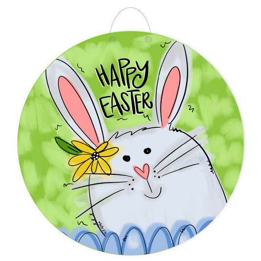 Happy Easter Bunny Door Hanger