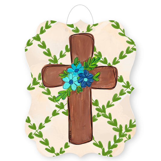 Spring Cross Door Hanger