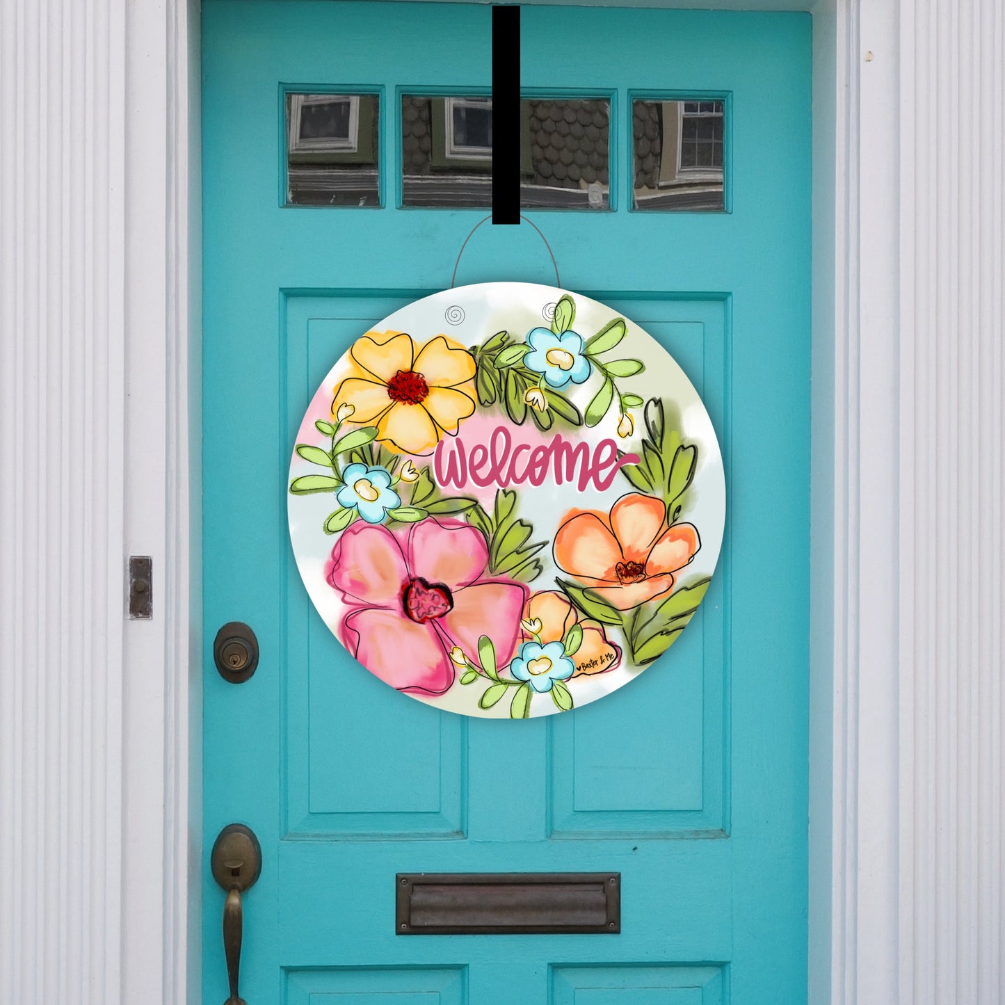 Blooming Welcome Door Hanger