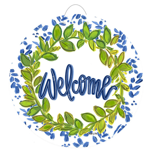 Willow & Green Welcome Door Hanger