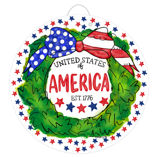 United States of America Door Hanger